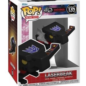 Funko Pop! Retro Toys:Transformers 40th Anniversary Laserbeak vinyl figure, #135